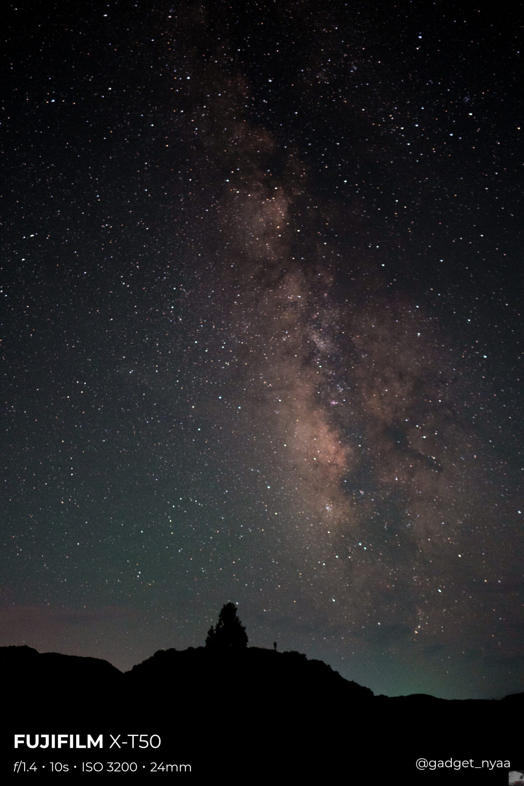 XF16mmF1.4 R WR作例】X-T50で星空撮影にチャレンジしてみました｜Fuji